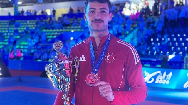 Karate şampiyonasında Avrupa ikinci oldu