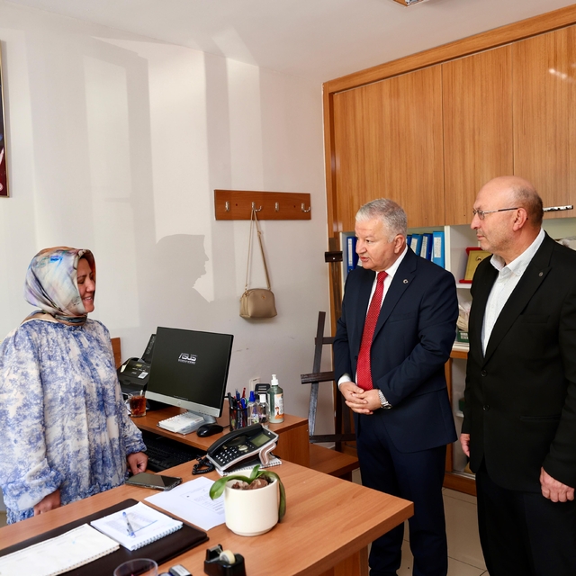 Aksaray Valisi Duru, DSİ Aksaray Şube Müdürlüğünü ziyaret etti