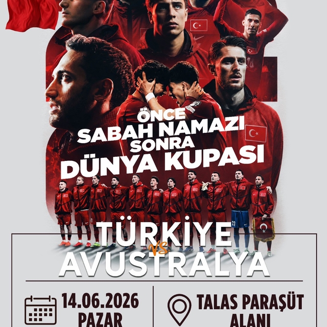 Talas'ta milli heyecan paraşüt alanında yaşanacak