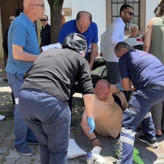 Menteşe'de motosiklet kazası: 1 yaralı