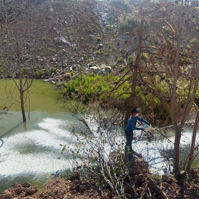 Adıyaman'da sivrisinek ve haşerelere karşı ilaçlama çalışması