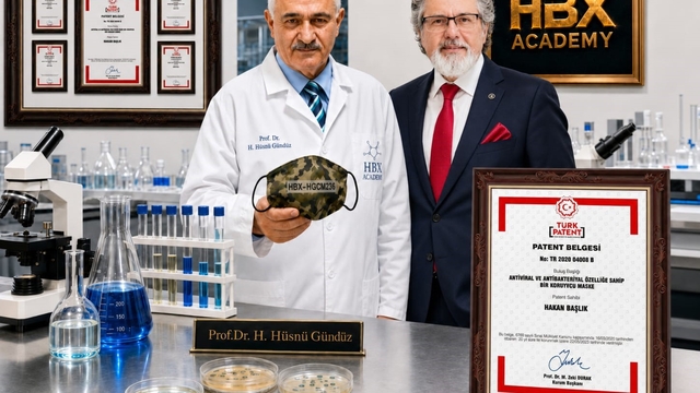 HBX Academy, "Antiviral ve antibakteriyel özelliğe sahip koruyucu maske' patenti aldı