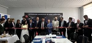 Yüksekova'da 'Astronomi, Havacılık ve Uzay Atölyesi' açıldı