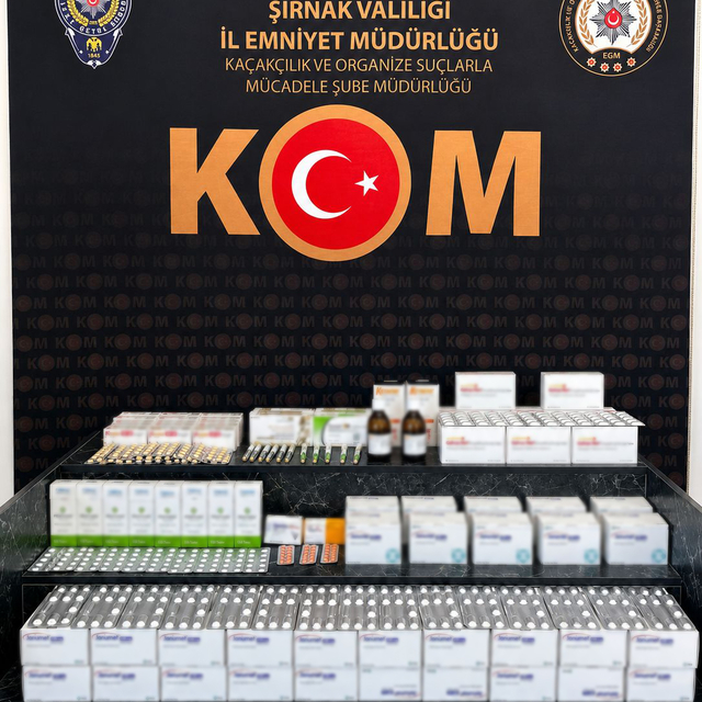 Şırnak'ta kaçak ilaç ve serumlar ele geçirildi; 2 gözaltı