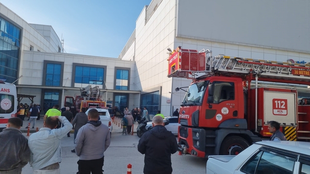 Sinop'ta hastanede yangın paniği