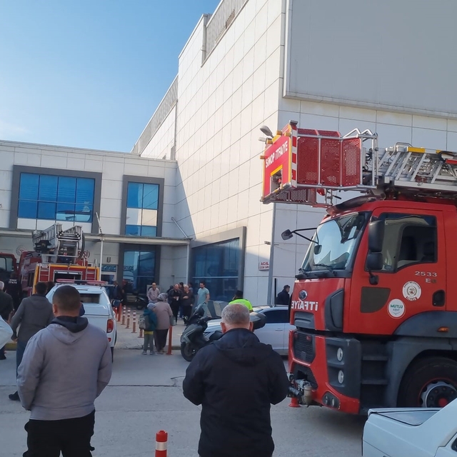 Sinop'ta hastanede yangın paniği