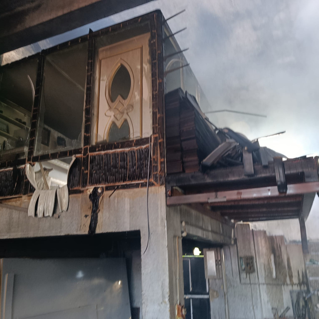 Ordu'da mobilya atölyesinde yangın
