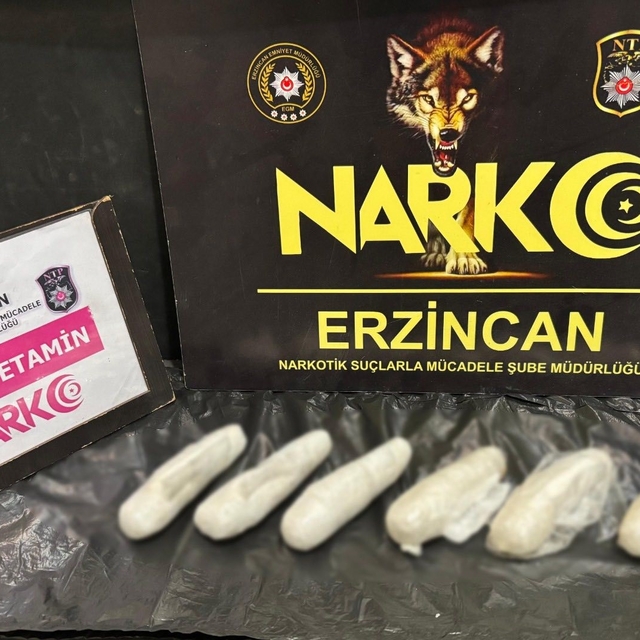 Erzincan'da 565 gram metamfetamin ele geçirildi: 2 şüpheli tutuklandı