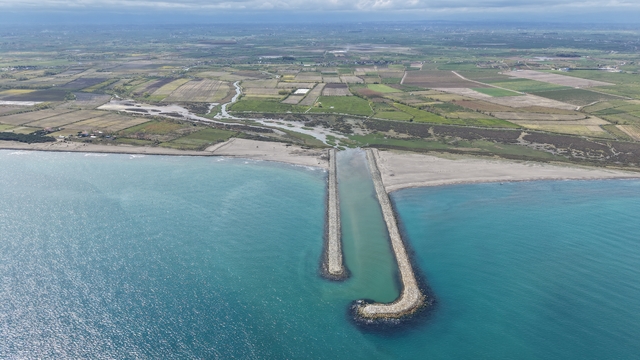 Çarşamba Dumanlı Denize Çıkış Yapısı tamamlandı