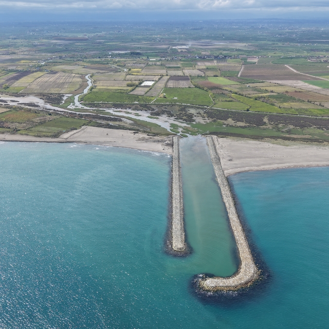 Çarşamba Dumanlı Denize Çıkış Yapısı tamamlandı