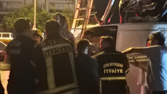 Aydın'da trafik kazası: 2 yaralı
