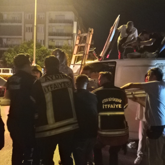 Aydın'da trafik kazası: 2 yaralı