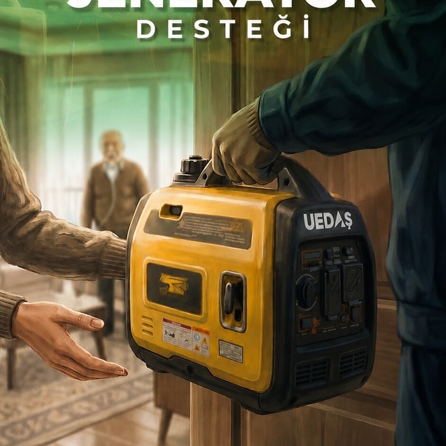 Cihaza bağlı hastalara kesintisiz enerji desteği