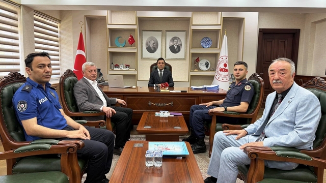 Şaphane'de okul öğrenci güvenliği iş birliği toplantısı gerçekleştirildi
