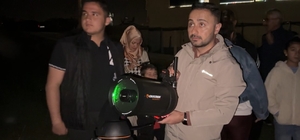 Yüksekovalılardan gökyüzü gözlem etkinliğine yoğun ilgi