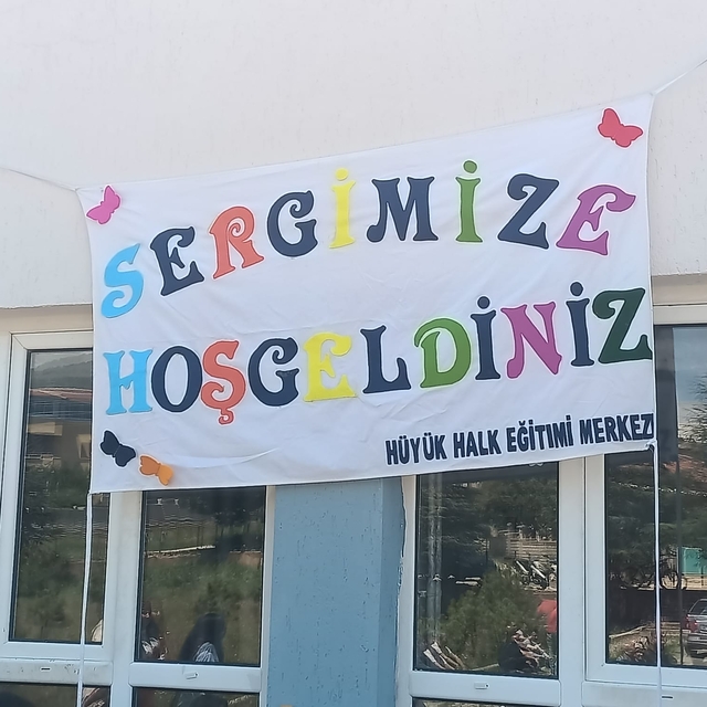 Hüyük'te sergi açıldı