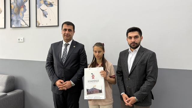 Şemdinlili öğrenci bursluluk sınavından 500 tam puan aldı