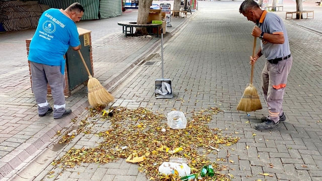 Alanya'da bayramda 9 günde 10 bin 578 ton atık toplandı