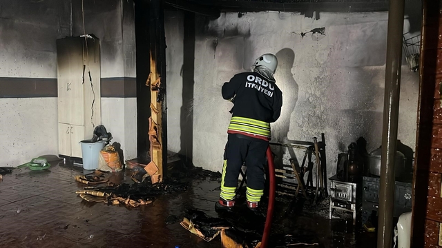 Ordu'da cami lojmanında yangın: İmam yaralandı, 3 kişi dumandan etkilendi