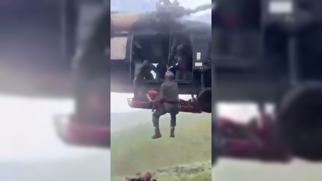 Dağda kalp krizi geçirdi; askeri helikopter ile kurtarıldı