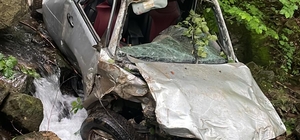 Ordu'da dereye yuvarlanan kamyonetteki 1 kişi öldü, 1 kişi yaralandı