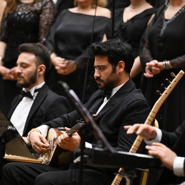 Sağlık çalışanları "Sağlığın Melodileri" konseri verdi