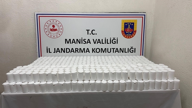Akhisar'da 50 binden fazla sentetik hap ele geçirildi
