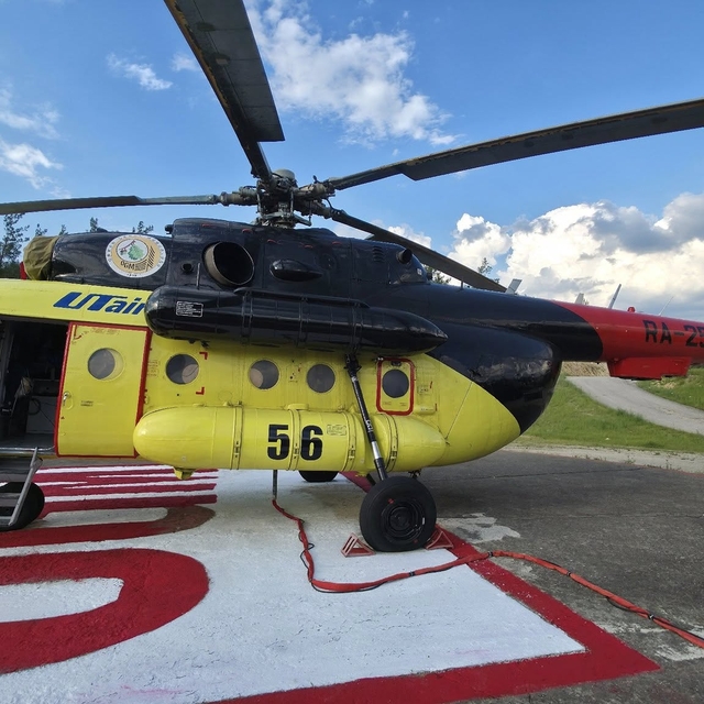 Yangın söndürme helikopteri Karabük'te göreve başladı