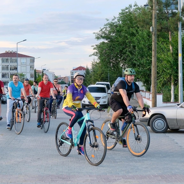 Kırklareli'nde bisiklet turu düzenlendi