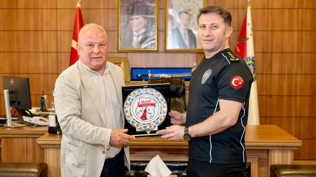 ASKF Başkanı Tosun'dan Emniyet Müdürü Çağlar'a anlamlı buluşma