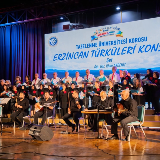 Tazelenme Üniversitesi Korosundan "Erzincan Türküleri" konseri