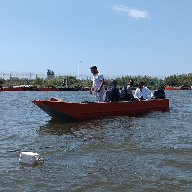 Meriç Nehri'nde su ürünleri denetimi ve stok tespiti çalışması yapıldı