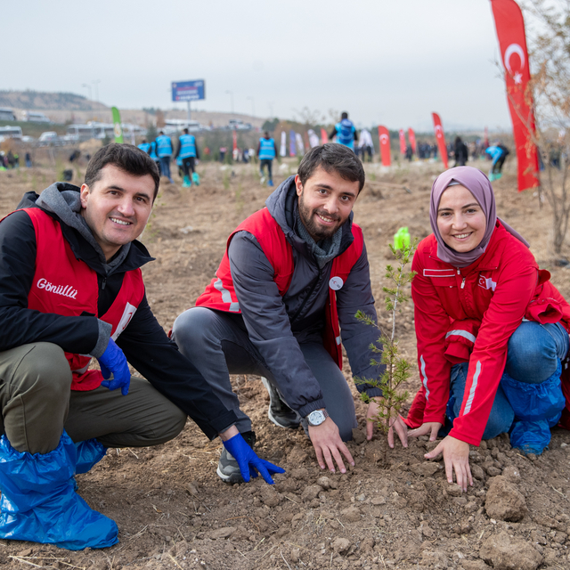 "Hastaya Kan, Ormana Can" projesiyle 4,7 milyon fidan toprakla buluştu