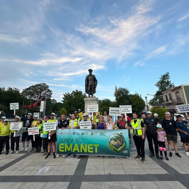 Edirne'de Çevre Haftası'nda bisiklet turu düzenlendi