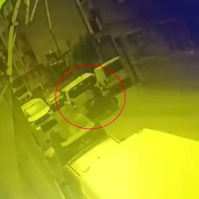 Tekirdağ'da görünmez kaza kamerada: Motosiklet sürücüsü küplere bindi