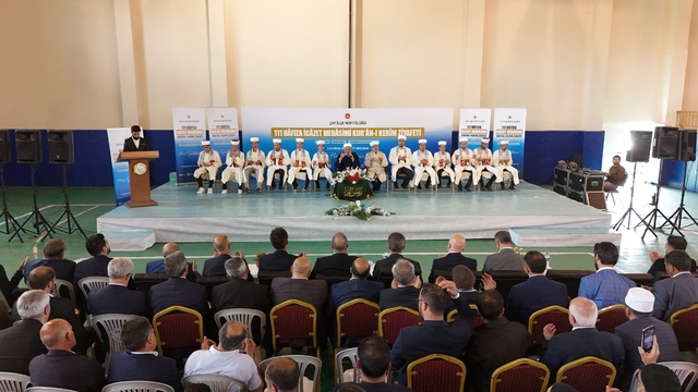 Çat'ta hafızlık icazet merasimi gerçekleştirildi