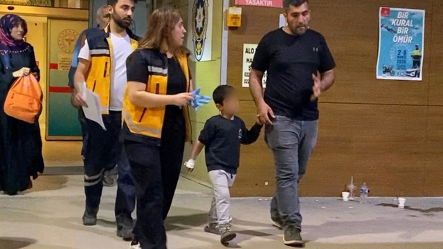 İnegöl'de elektrik akımına kapılan 4 yaşındaki çocuk hastanelik oldu