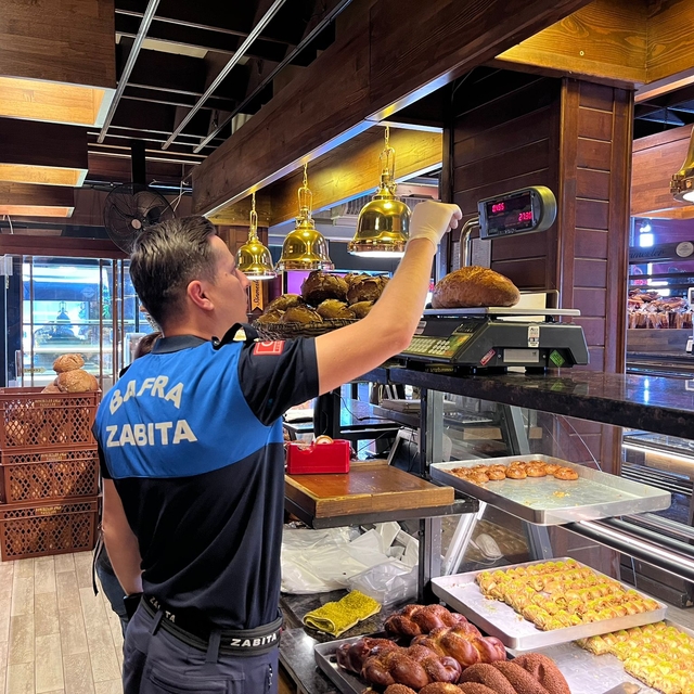 Bafra'da zabıta ekipleri fırınları denetledi