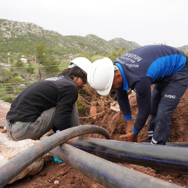 Marmaris Orhaniye ve Osmaniye Mahallelerinin su sorununu çözüldü