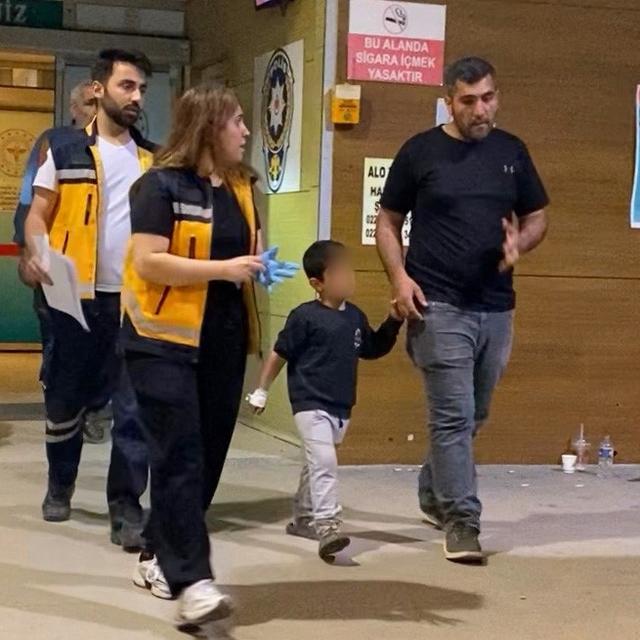 İnegöl'de elektrik akımına kapılan 4 yaşındaki çocuk hastanelik oldu