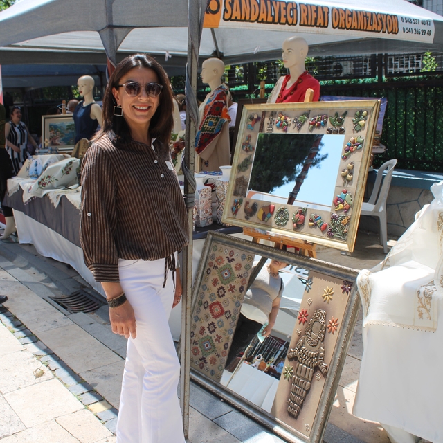 Aydın'da kirpi oku ile sanat dikkat çekiyor