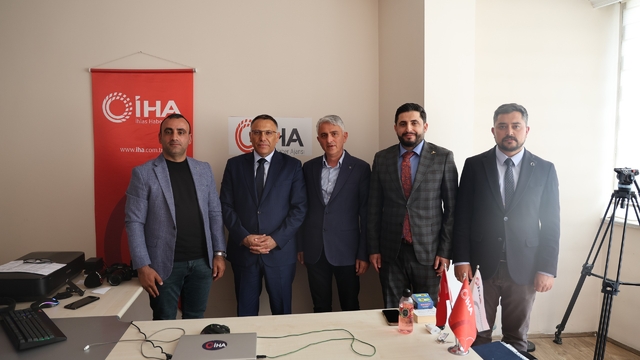 Rektör Gürel'den İHA'ya ziyaret