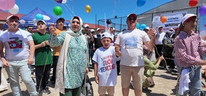 Rize'de balonlar 9 yaşında lösemiden kurtulan Egemen için uçtu
