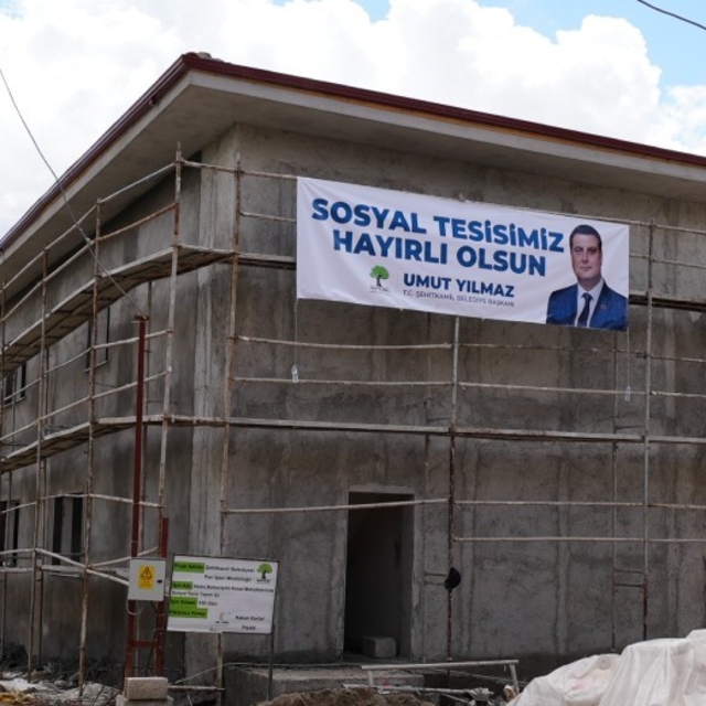 Şehitkamil'den 3 mahalleye sosyal tesis