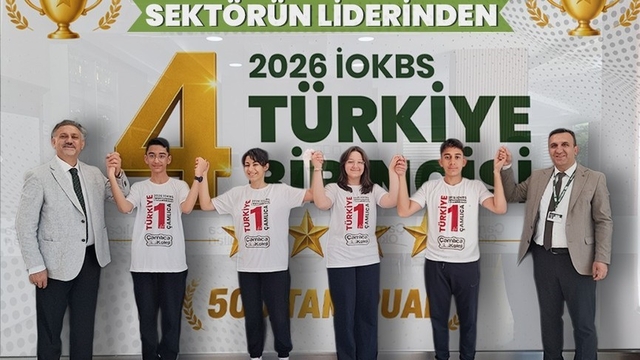 Çamlıca Koleji bursluluk sınavına damga vurdu: 4 Türkiye birincisi