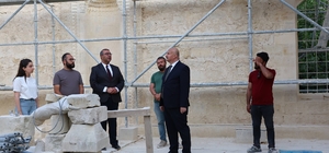 Adıyaman'da tarihi Ulu Camii ve Kap Camii çalışmaları devam ediyor