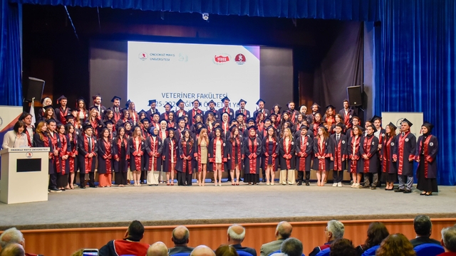 OMÜ'de 2026'nın ilk mezunları Veteriner Fakültesi'nden