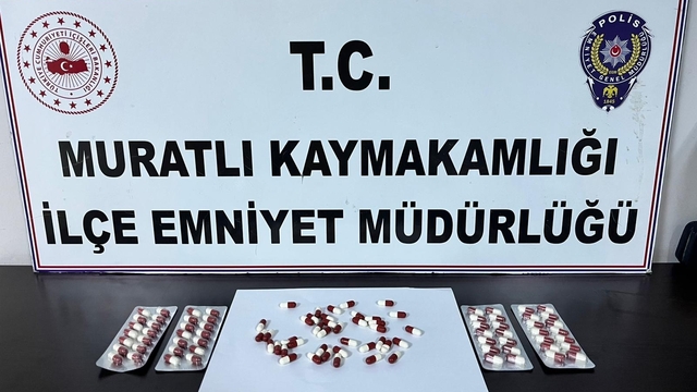 Muratlı'da ruhsatsız av tüfeği ve uyuşturucu ele geçirildi