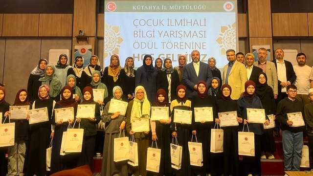 Kütahya'da 'Çocuk İlmihali Bilgi Yarışması' tamamlandı