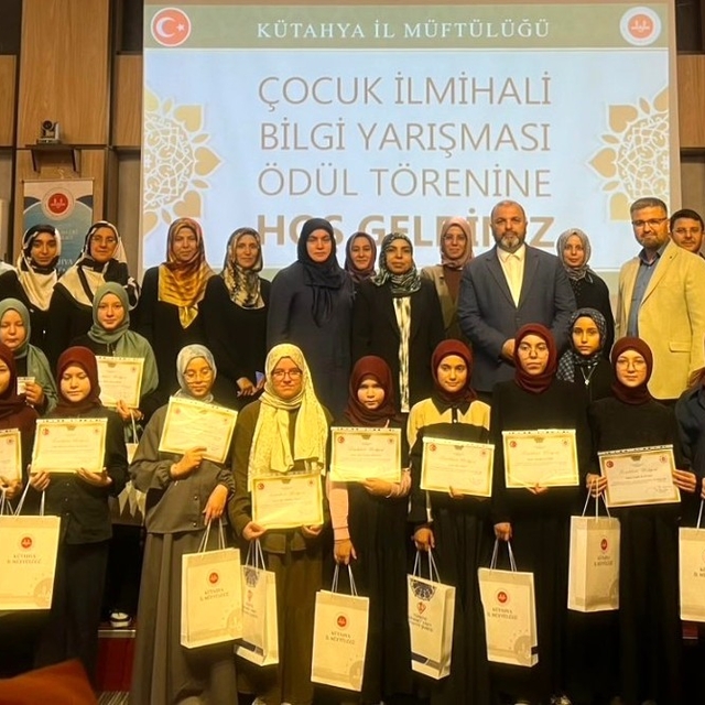 Kütahya'da 'Çocuk İlmihali Bilgi Yarışması' tamamlandı
